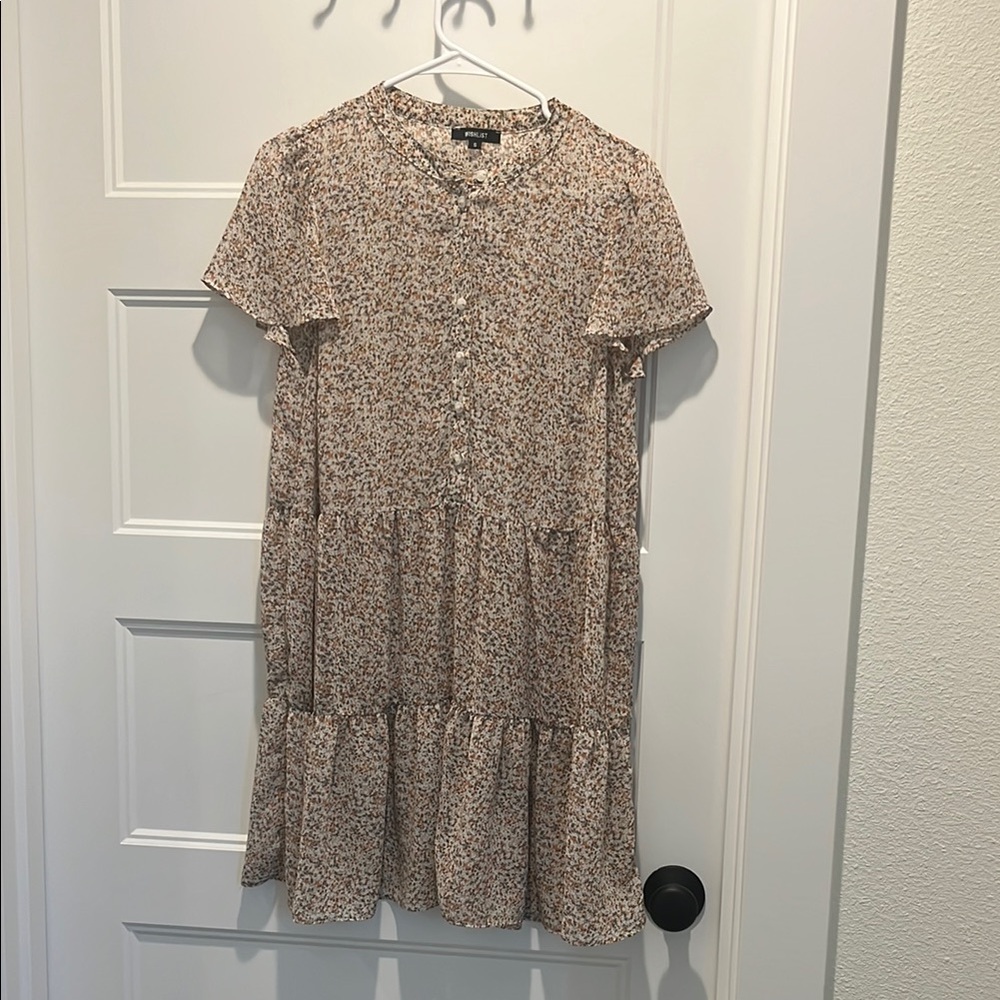 Perfect Fall Dress, Wishlist Floral Print dress